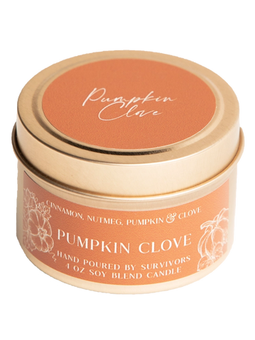 Travel Pumpkin Clove Candle