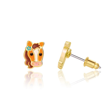 Girl's Pony Earrings