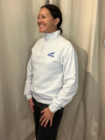 Embroidered Quarter Zip Fleece