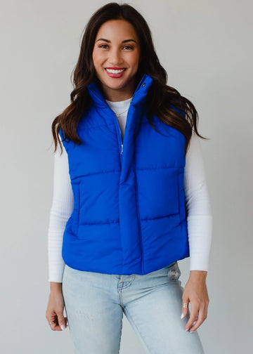 Royal Blue Puffer Vest